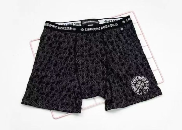 1:1 quality version Quality version Hearts style cross & letter stretch couple boxer briefs 28933134