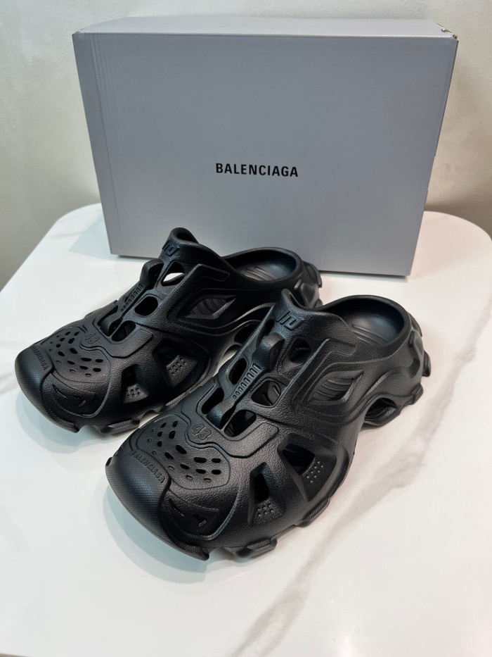1:1 quality version HD Mule Backless Slip-On Cutout Shoes 5 colors 29027289