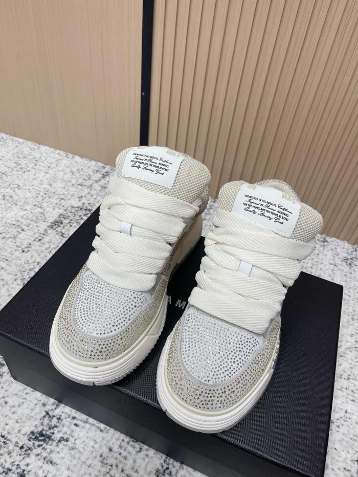 1:1 quality version Colorblocking full rhinestone low top thick bottom sneakers 8 colors 27632830