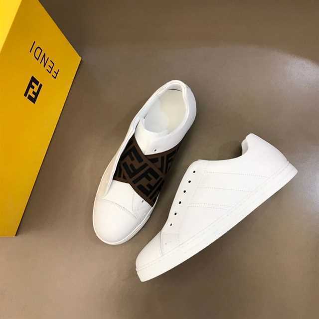 FEND1 CRISSCROSS FF STRAPS SLIP-ON SNEAKERS   FD10