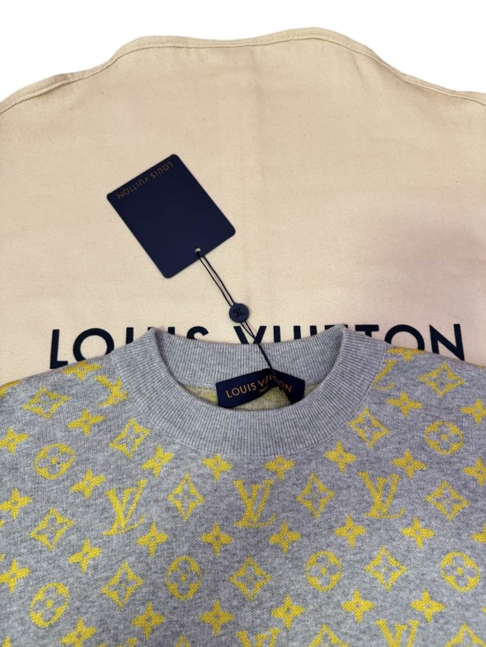 1:1 quality version All-Over Vintage Print Knitted Tee 28903015