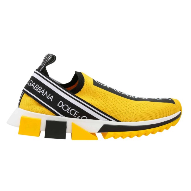 DOLCE G@BB@N@ STRETCH MESH SORRENTO SNEAKERS WITH LOGO DG48