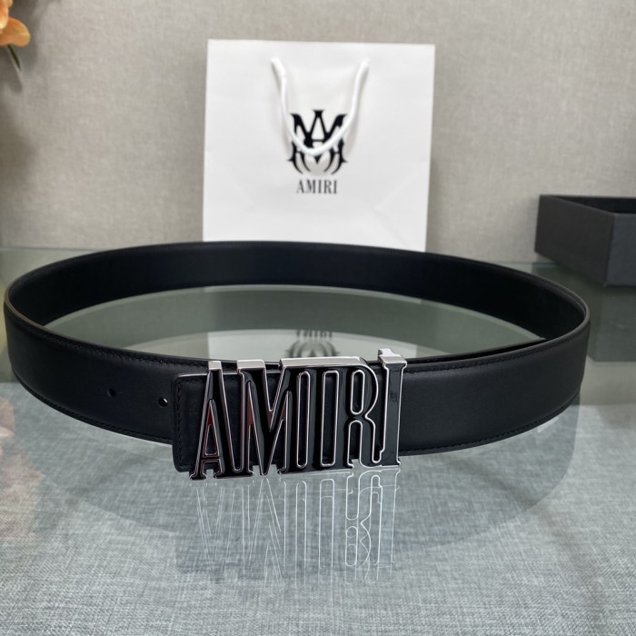 1:1 quality version Openwork Letter Buckle Belt 2 colors【Width 3.8 cm】28661037