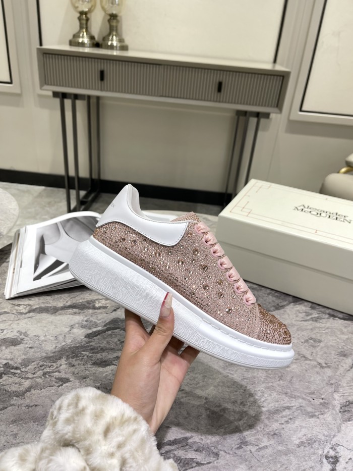 1:1 quality version All over diamonds Colorblocked sneakers for girls 11 colors