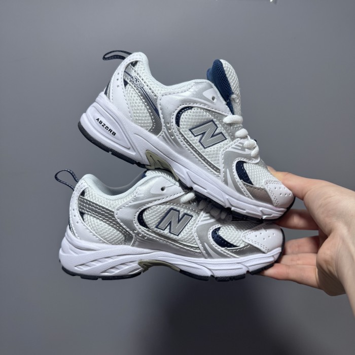 N-logo Mesh Paneled Retro Running Shoes for Kids 8 colors 28997941