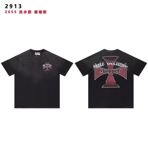 Vintage  Choppers  Cross Distressed Wash Oversized T-Shirt 29027430