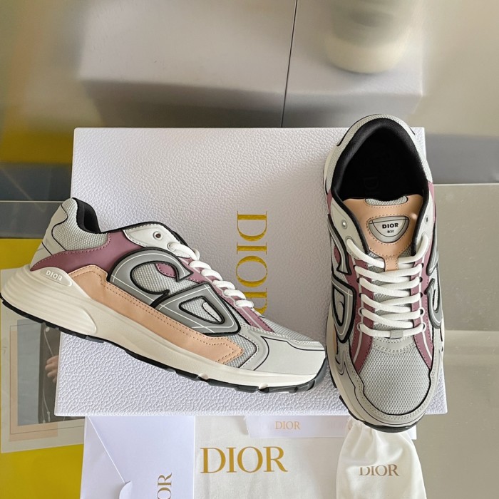 1:1 quality version Leather and mesh fabric patchwork reflective sneakers 35 colors 27736899