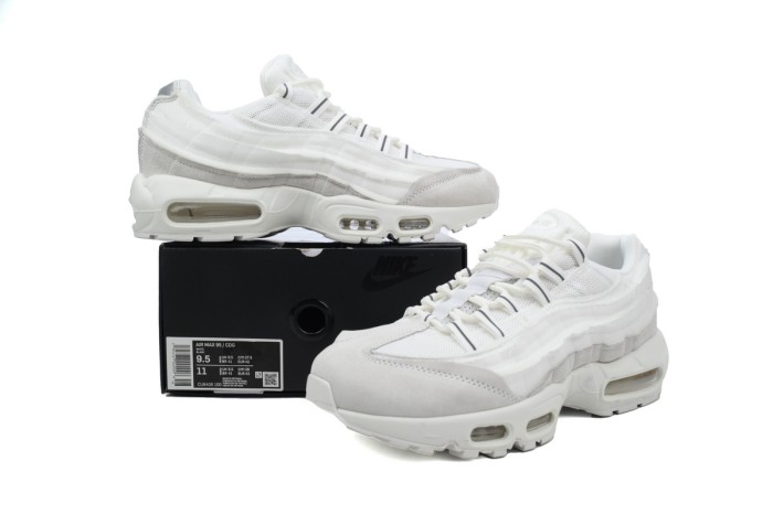 [plus-size shoes] 1:1 quality version Cdg X Nike Air Max 95 White Retro Running Shoes 3 colors 28969378
