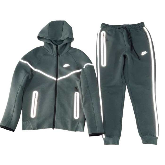 FZ0754 Reflective Strip Series Hoodie & Pants Set 6 colors 28642123