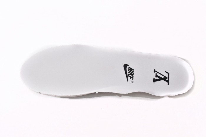 L  x N  Air Force 1 Low By Virgil Abloh White Black
