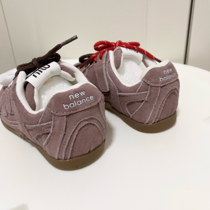 530 Miu Miu Co-branded Suede Lace-Up Sneakers for Kids 6 colors 29017898