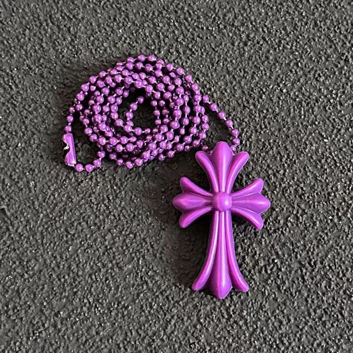 CH Resin Cross Necklace 9 colors