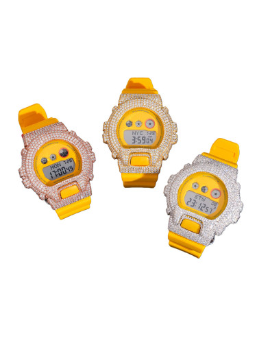 Model 6900Y Moissanite-Set Watch Case 3 colors 28777599