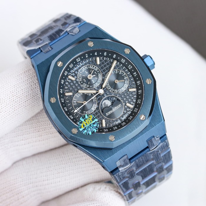 1:1 quality version Royal Oak Blue Grande Tapisserie Dial Mechanical Movement  Watch【Dial diameter：41mm】28931775