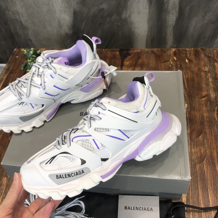 1:1 quality version 28336687 B Track White Purple shoes