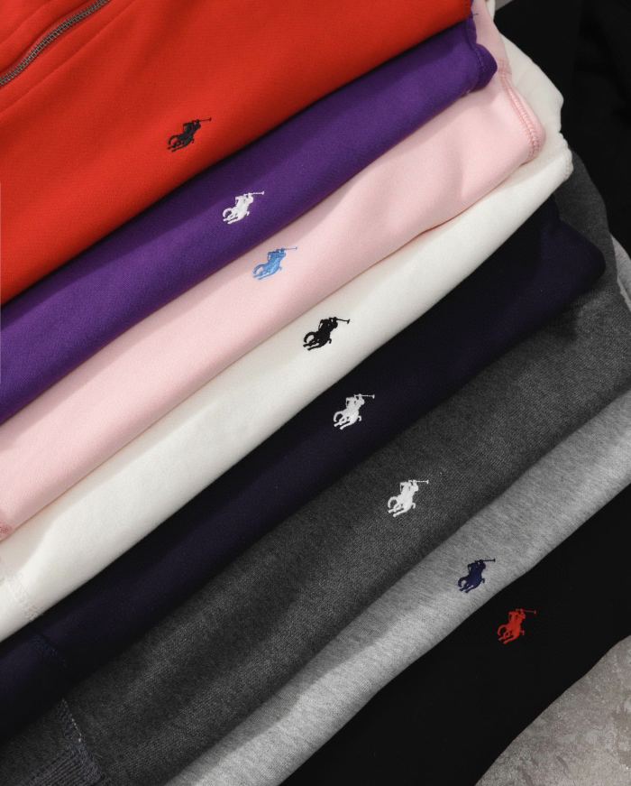[buy more save more]Basic Pony Embroidered Logo Hoodie & Pants Set 8 colors