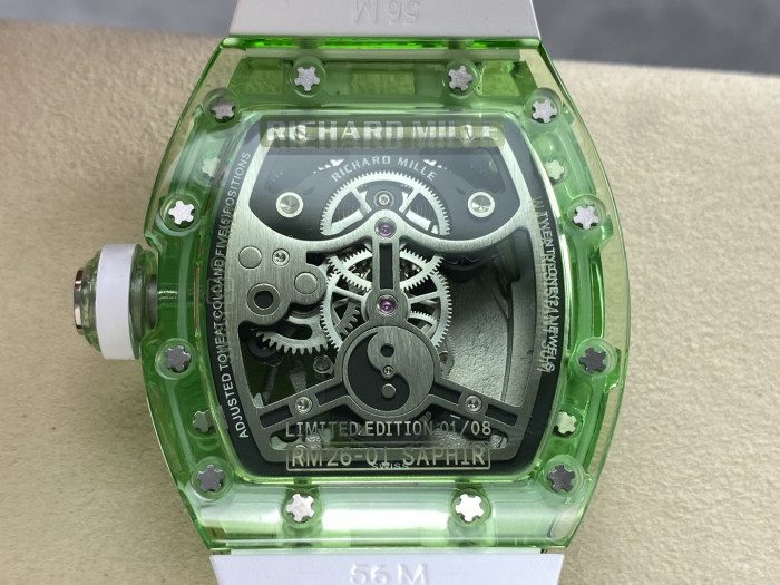 1:1 quality version Panda Eating Golden Bamboo Transparent Crystal Tourbillon Watch 【Dial diameter：43.2mm 】28771584