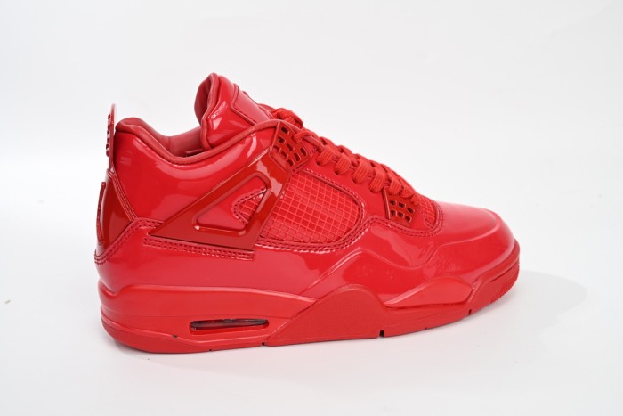 [plus-size shoes]Air Jordan 4 Retro Red Lacquer Leather Basketball Shoes 2 colors 28972824
