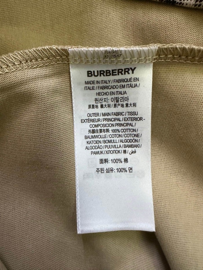 1:1 quality version Ribbed Plaid Print Tee 28816183
