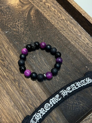 Darth Vader Tiger Eye Stone Bead bracelet