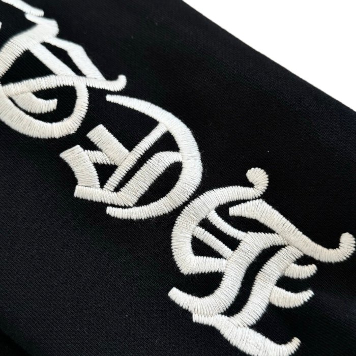 1:1 quality version Sanskrit Alphabet Embroidered Half-Zip Hoodie & Pants Set 28751593