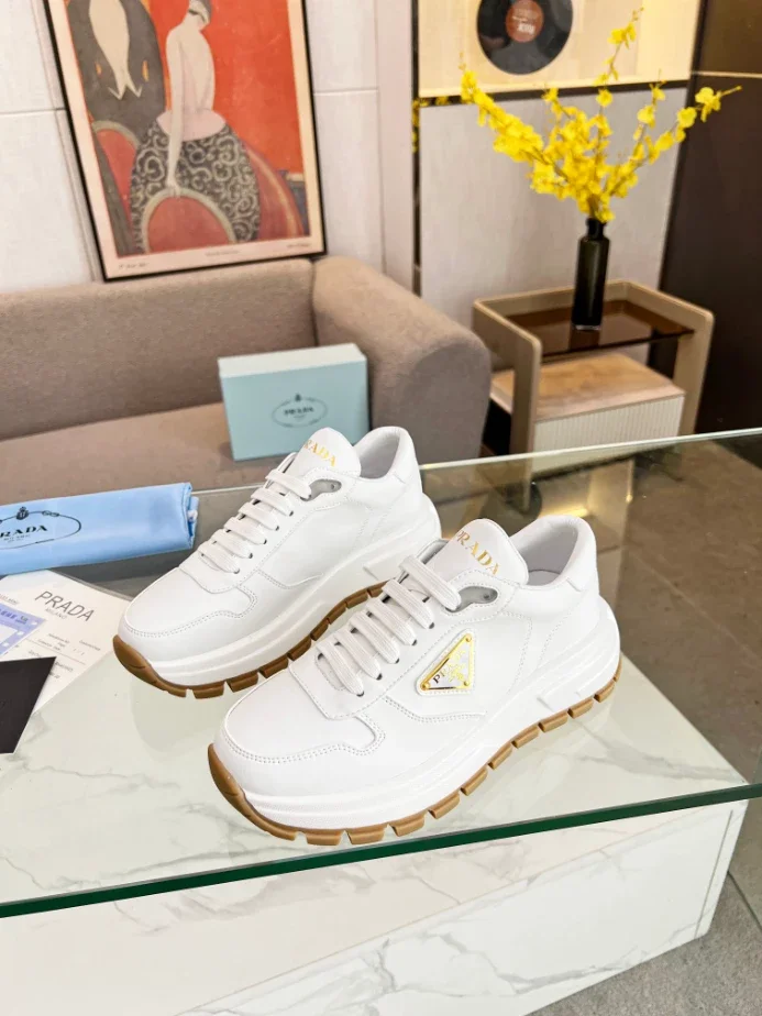 PRAX 01 DELAV SUEDE AND RE-NYLON SNEAKERS   PRD049