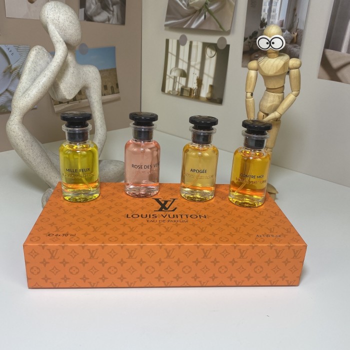 LV Louis Vuitton Mini Perfume Set (4 pieces) with spray heads 28930279