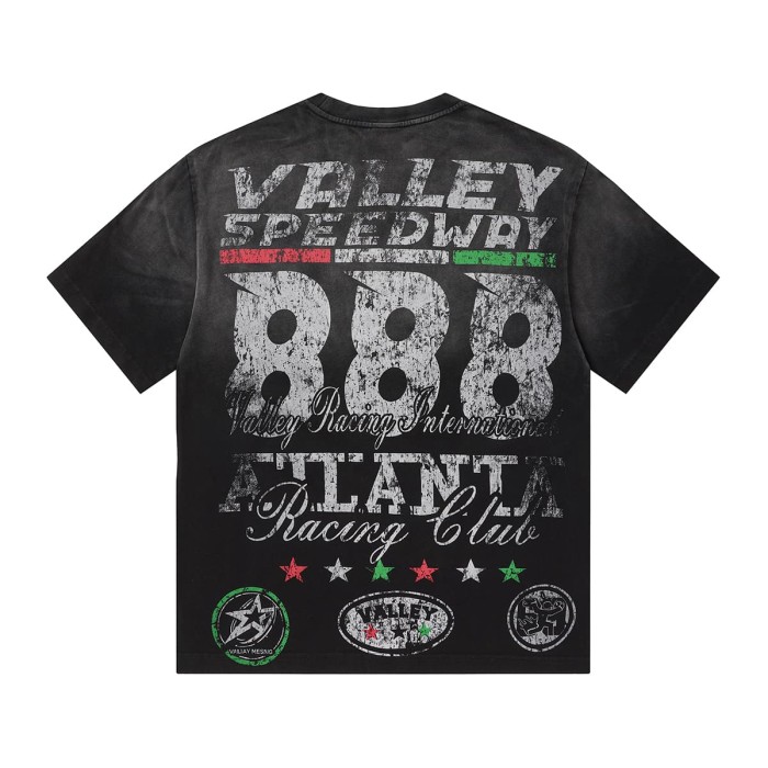 Red Racing Helmet Print Washed Tee 2 colors 29047371