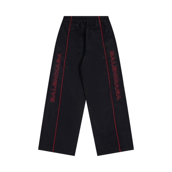 Red Stripe Manchester United Embroidered Athletic Pants 28434354