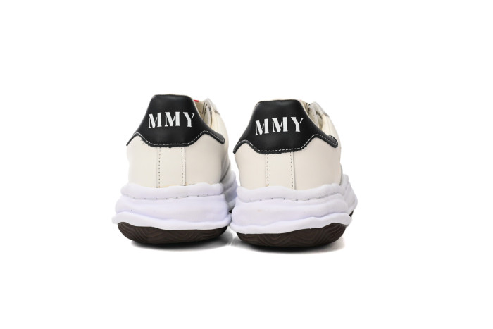 M@ison Mih@r@ Blakey OG Sole Leather Low White A06FW702 NO.702
