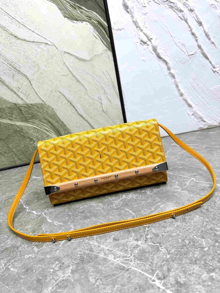 1:1 qualituy verson Monogram Clutch Bag With Wooden Bar Crossbody Shoulder Bag 10 colors 29092520