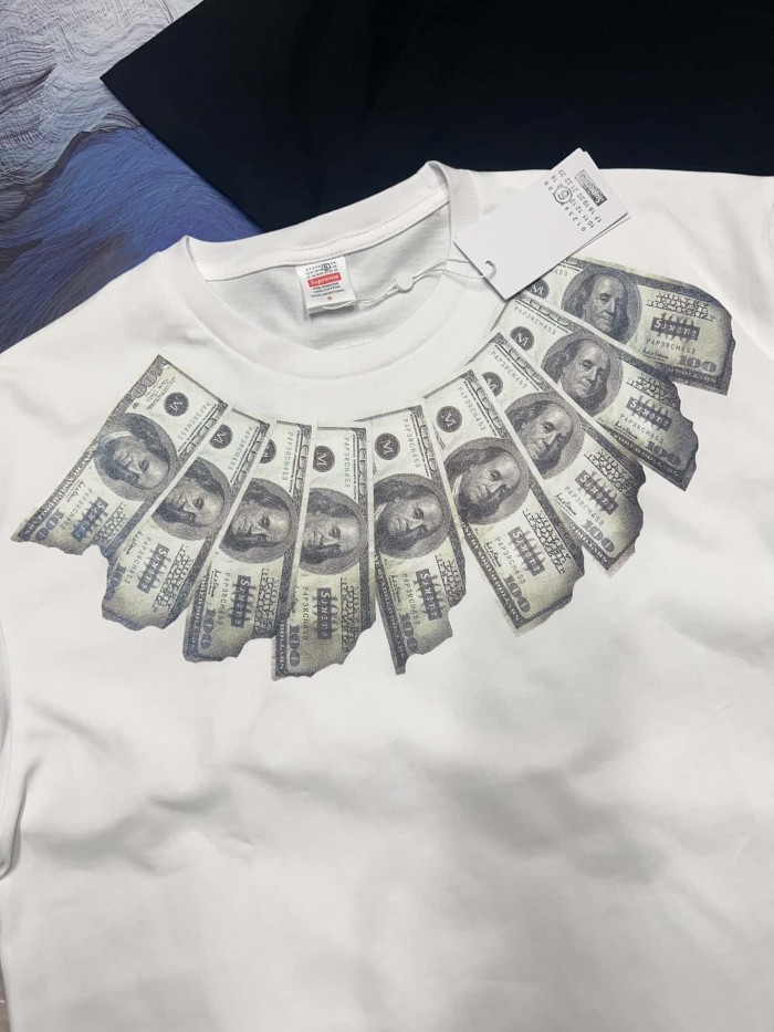 Maison Margiela Co-branded SS26 Dollar Print Tee 2 colors 29045962