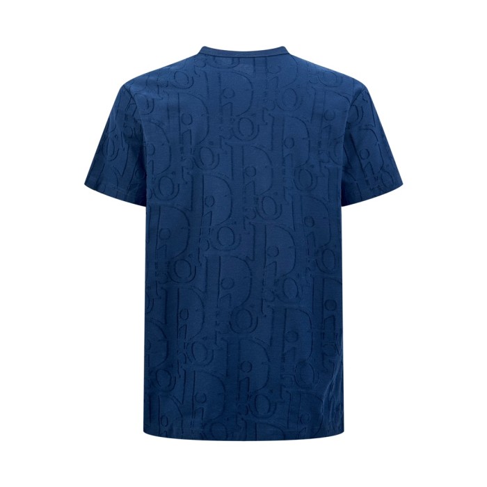 1:1 quality version 28321429 full-print letter embroidery tee 2 colors
