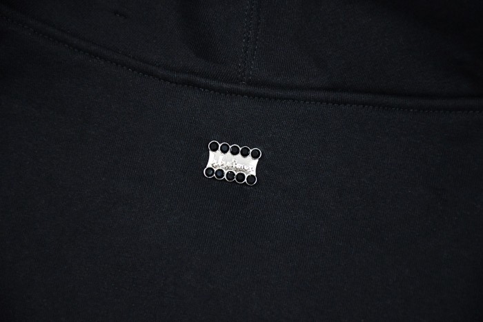1:1 quality version B.BSIMON Co-branded Rhinestone Logo Zip Up Hoodie 3 colors 29082083