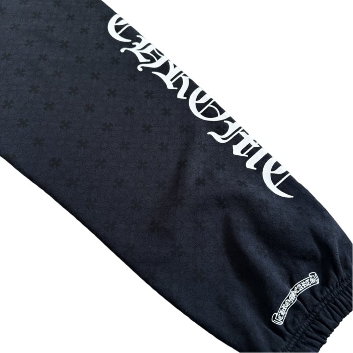 1:1 quality version Full-printed dark cross side Sanskrit printed sweatpants 2 colors 28782505