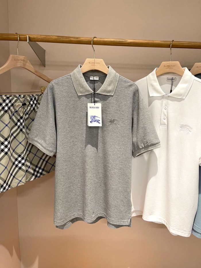 1:1 quality version Check Placket Embroidered Polo Tee 8 colors 29069300