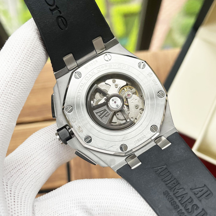 Two-Tone Dial Genuine Leather Strap Watch 6 colors【Dial diameter：44mm 】28771427
