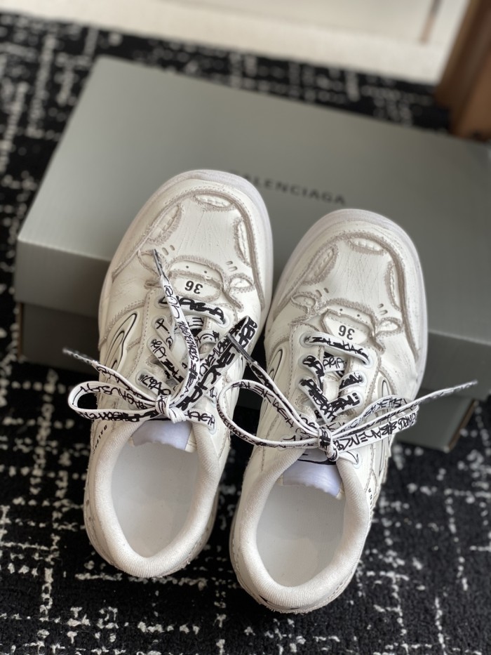 1:1 quality version Hamptons Worn-Out Two-Color Patchwork Shoes 6 colors 28431623