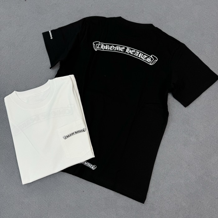 1:1 quality version Front and back classic scroll print Tee