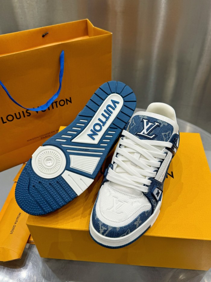 1:1 quality version 28342912 L Trainer Cowboy Blue Shoes