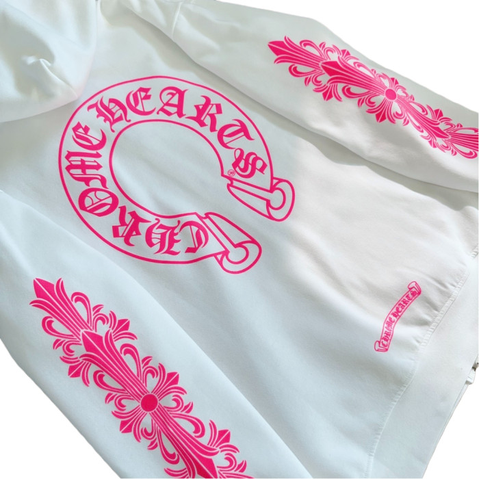 1:1 quality version Cross Vine Back Horse Hoof Print Zipper Hoodie 2 colors 28691989