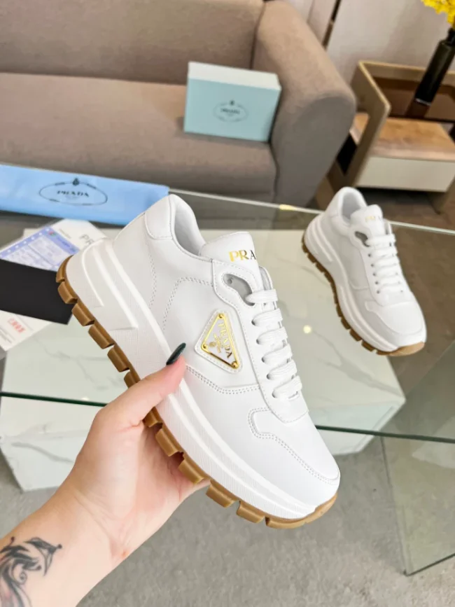 PRAX 01 DELAV SUEDE AND RE-NYLON SNEAKERS PRD049