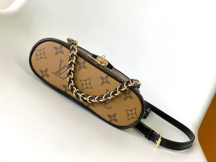 1:1 quality version Old Flower Full-Print Zipper-Closure Leather Tote Crossbody Bag 28791882