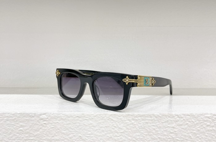 1:1 quality version Turquoise Embossed Logo Glasses 6 colors