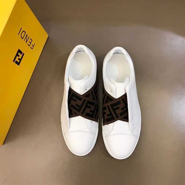 FEND1 CRISSCROSS FF STRAPS SLIP-ON SNEAKERS   FD10