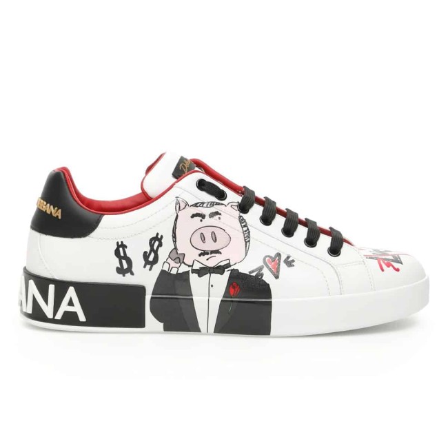 DOLCE G@BB@N@ PORTOFINO PADRINO PIG SNEAKERS DG27