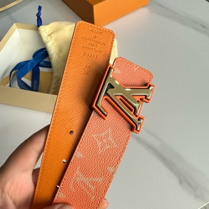 1:1 quality version 28197155 Two-Tone Monogrammed Buckle Belt 14 colors