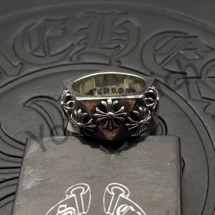 CH Vintage Cross Cross Flower Tomb Sword Hexagram Ring 26 colors