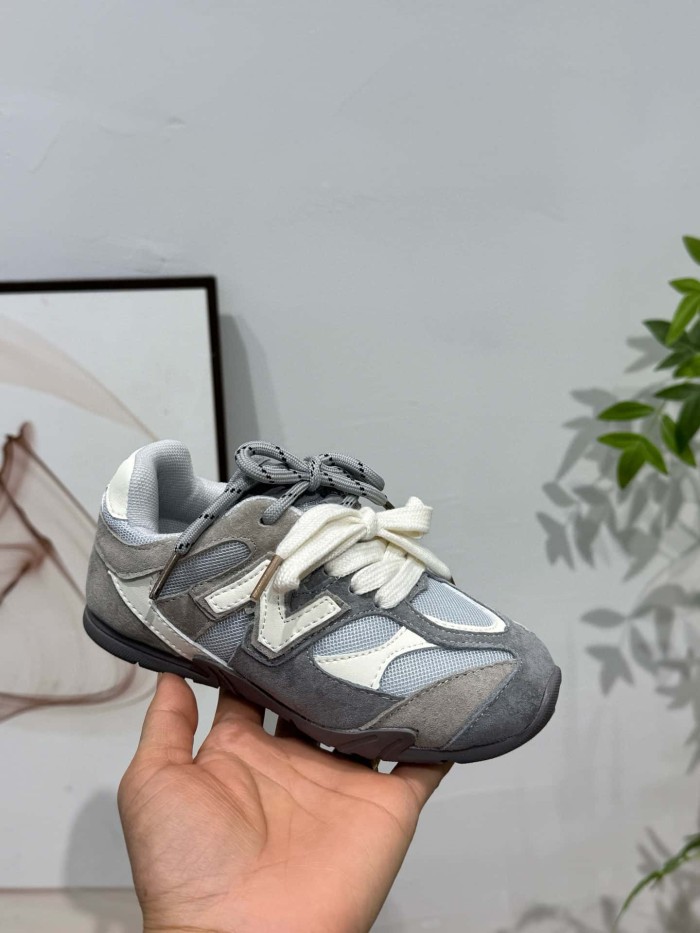 Miu Miu Co-branded Pig Leather Mesh Hook & Loop Shoes for Kids 5 colors 28999124