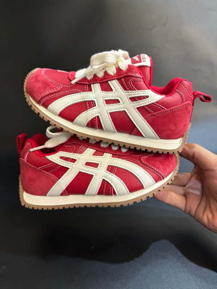 Autumn Winter Retro Leather Sneakers for Kids 3 colors 29006181
